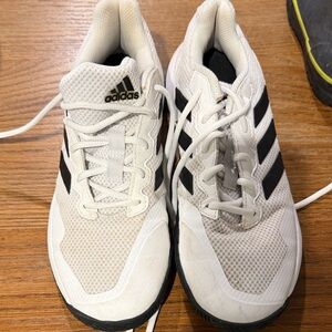 Adidas Men's White and Black Athletic Shoes